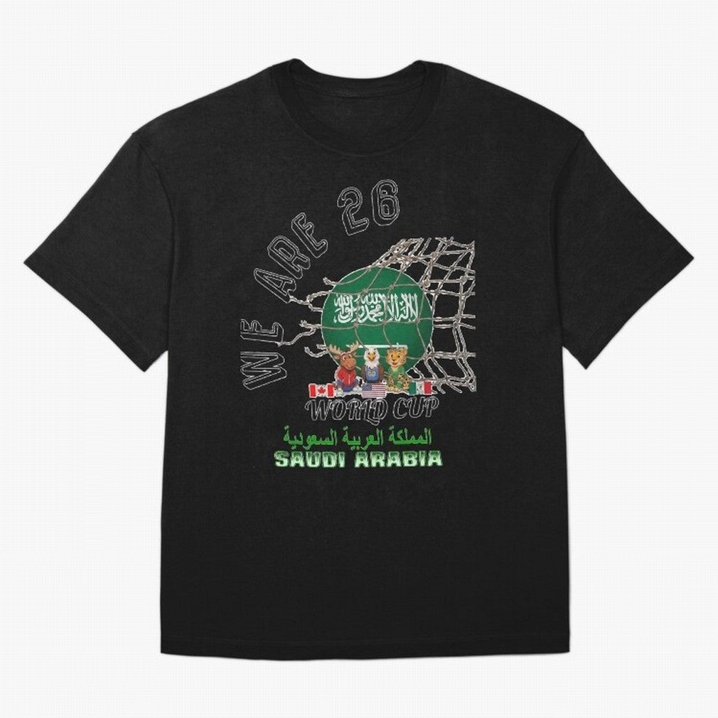 World cup 26 - Saudi Arabia Classic T-Shirt Represent the Passion of FIFA World Cup 2026 Group Stage with Messi, Neymar and Mbappe, Spain Energy, Match Day Excitement, Supporter Culture, Golden Goals and Global Football Passion; Created for Match