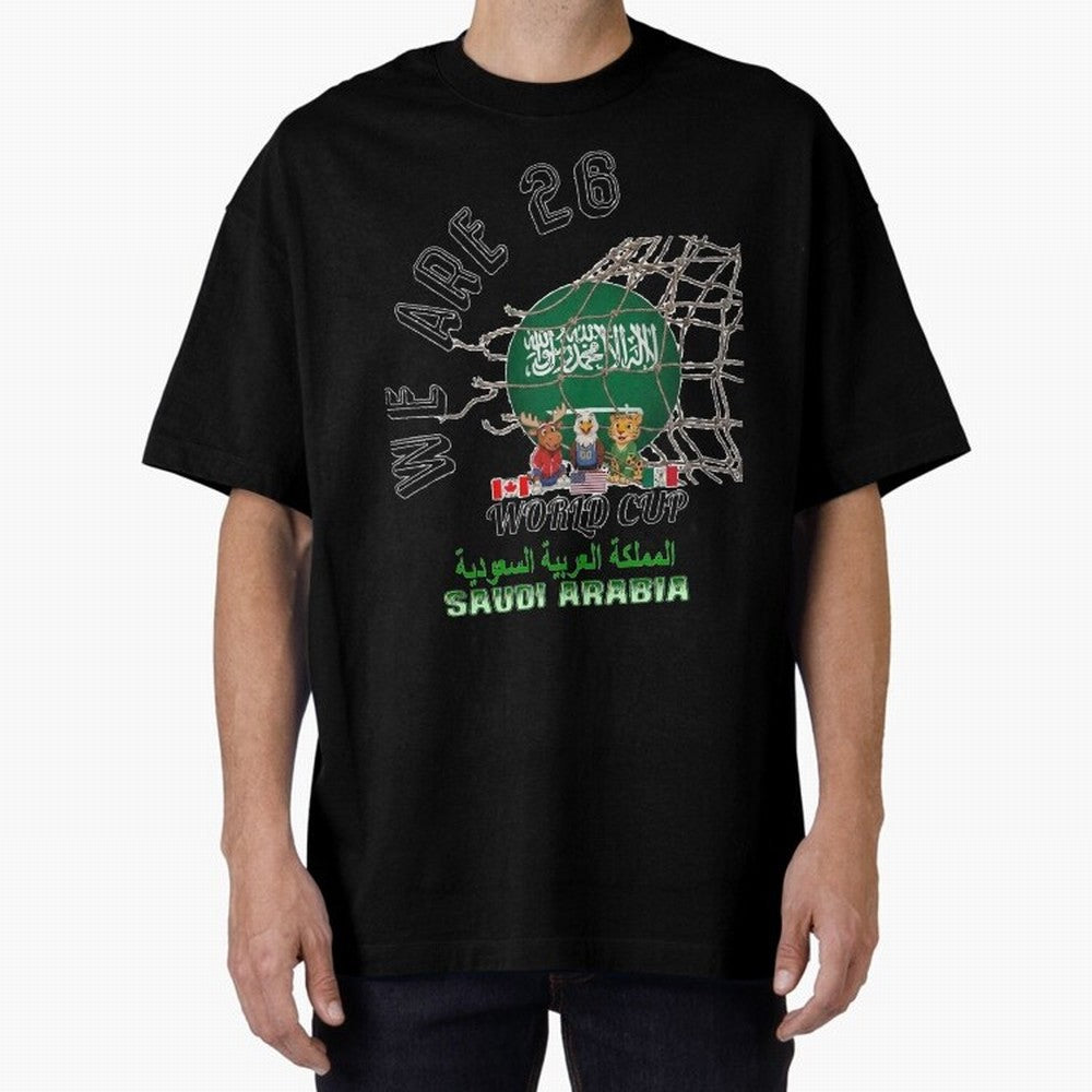 World cup 26 - Saudi Arabia Classic T-Shirt Represent the Passion of FIFA World Cup 2026 Group Stage with Messi, Neymar and Mbappe, Spain Energy, Match Day Excitement, Supporter Culture, Golden Goals and Global Football Passion; Created for Match