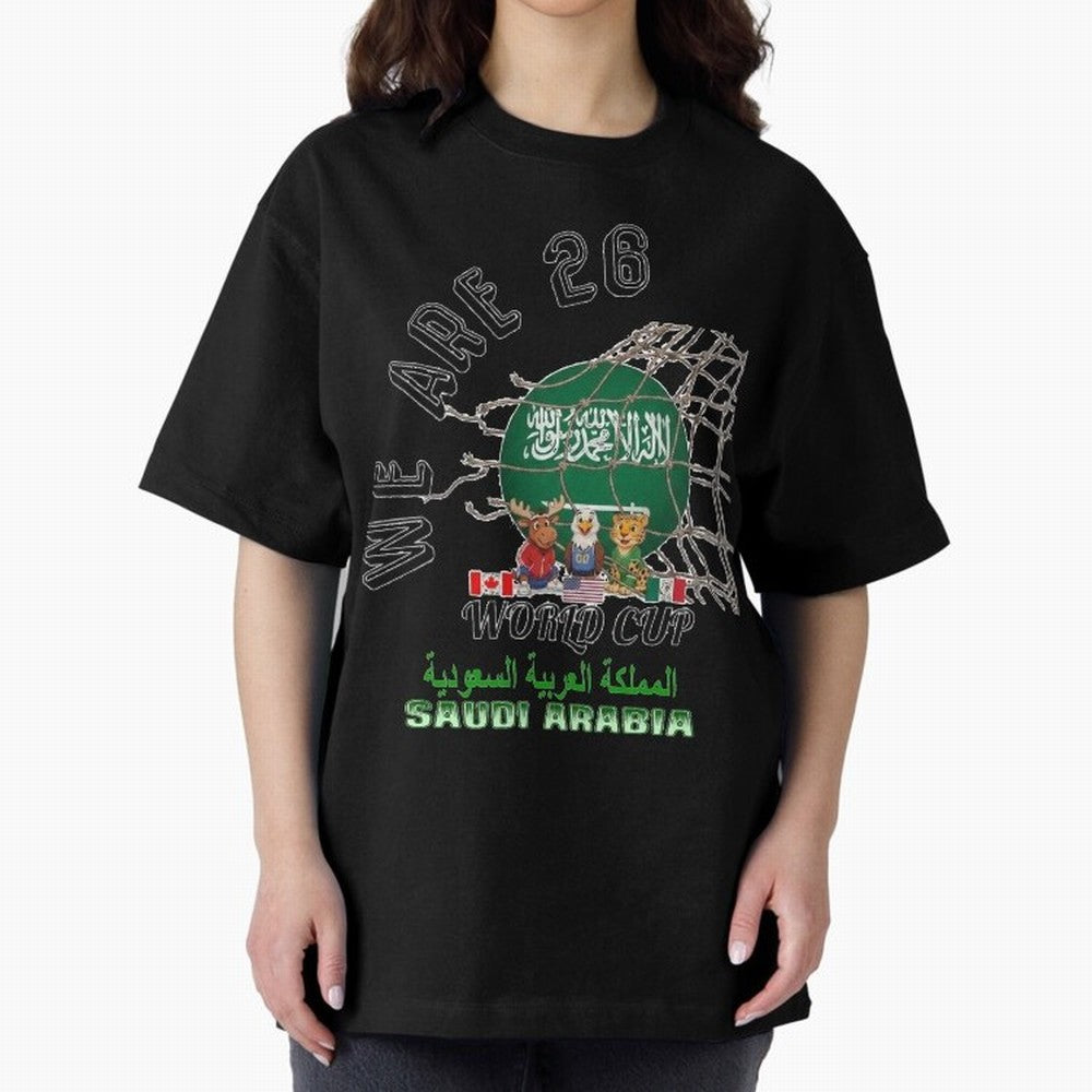 World cup 26 - Saudi Arabia Classic T-Shirt Represent the Passion of FIFA World Cup 2026 Group Stage with Messi, Neymar and Mbappe, Spain Energy, Match Day Excitement, Supporter Culture, Golden Goals and Global Football Passion; Created for Match