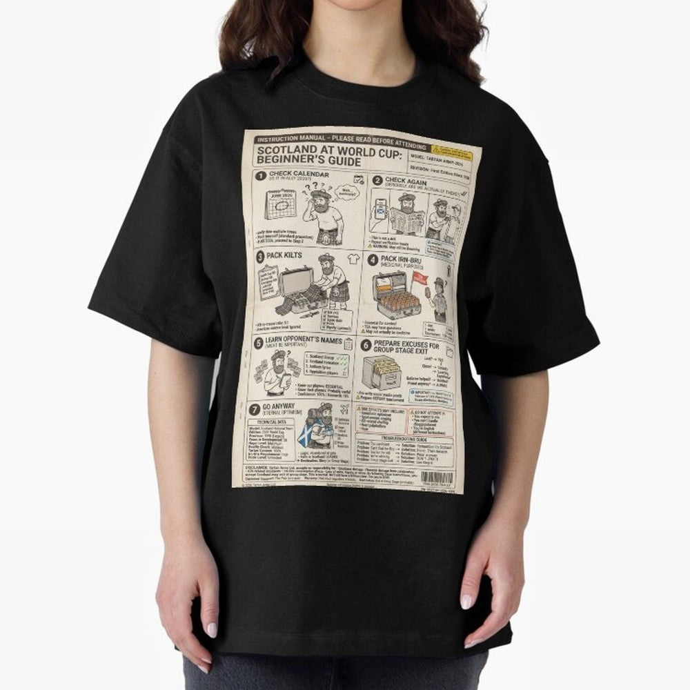 Scotland's Beginners Guide To The World Cup Classic T-Shirt Support Your Favorite Stars during FIFA World Cup 2026 USA Canada Mexico for Fans of Neymar and Portugal, Spain and Germany, Bringing Soccer Culture, Superstar Moments, National Team