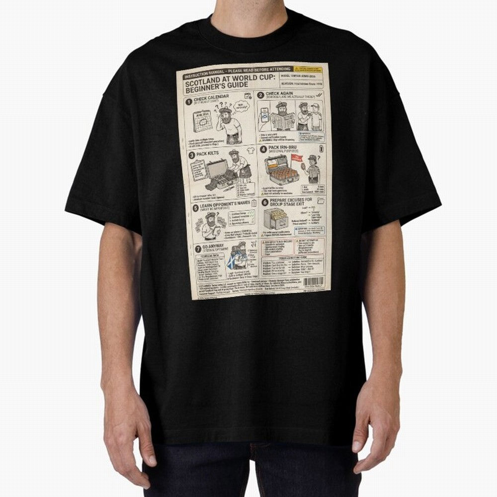 Scotland's Beginners Guide To The World Cup Classic T-Shirt Support Your Favorite Stars during FIFA World Cup 2026 USA Canada Mexico for Fans of Neymar and Portugal, Spain and Germany, Bringing Soccer Culture, Superstar Moments, National Team