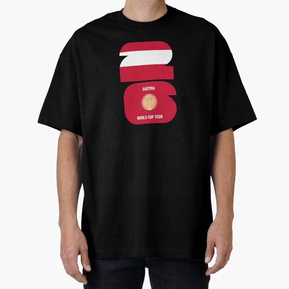 Austria: World Cup 2026 Classic T-Shirt Turn Every Weekend Toward FIFA World Cup 2026 for Fans of Mbappe and Brazil, Bringing Sports Nostalgia, International Competition, Famous Players and Unforgettable Victories; Made for Collectors Who Enjoy