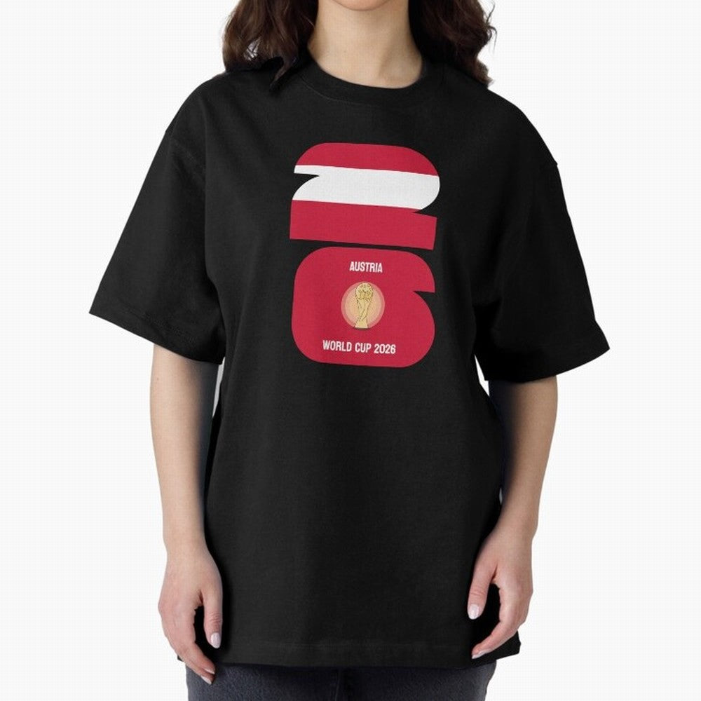 Austria: World Cup 2026 Classic T-Shirt Turn Every Weekend Toward FIFA World Cup 2026 for Fans of Mbappe and Brazil, Bringing Sports Nostalgia, International Competition, Famous Players and Unforgettable Victories; Made for Collectors Who Enjoy