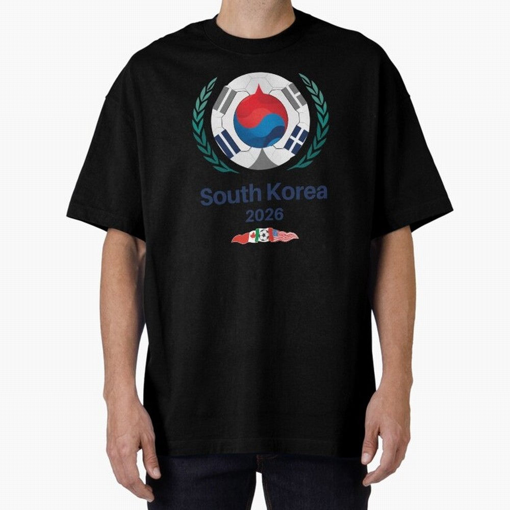 South Korea 2026 Classic T-Shirt Stand with FIFA World Cup 2026 Group Stage Centered on Haaland, France Energy, Match Day Excitement, Supporter Culture, Golden Goals and Global Football Passion; Ideal for Fans Who Follow Messi, Cristiano Ronaldo,