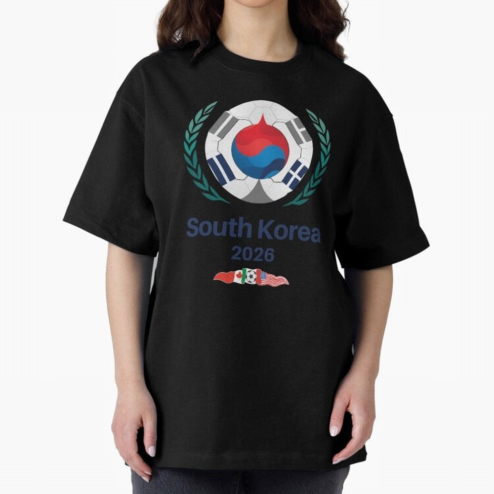 South Korea 2026 Classic T-Shirt Stand with FIFA World Cup 2026 Group Stage Centered on Haaland, France Energy, Match Day Excitement, Supporter Culture, Golden Goals and Global Football Passion; Ideal for Fans Who Follow Messi, Cristiano Ronaldo,