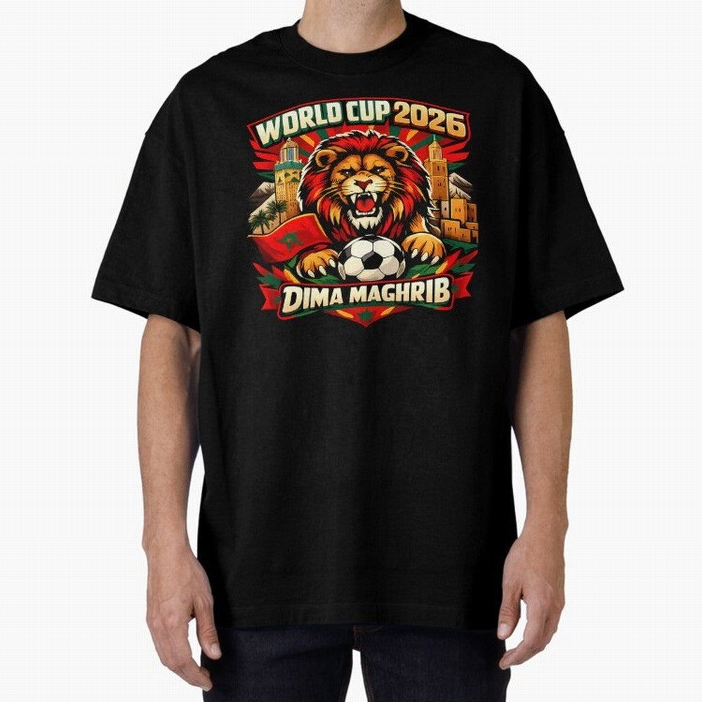 World Cup 2026, Dima Maghrib, June 13, 2026, We Are Morocco, Go Morocco, Morocco vs Brazil, Morocco World Cup 2026, World Morocco, Maghrib Classic T-Shirt Carry FIFA World Cup 2026 Filled with Cristiano Ronaldo, Portugal, Spain and Germany Energy,