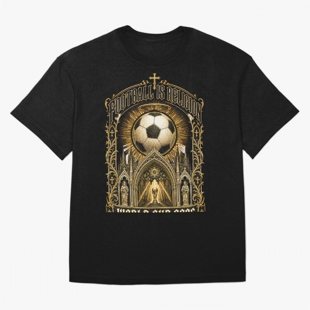 Football Is Religion World Cup 2026 Soccer T-Shirt Classic T-Shirt Celebrate the Next Chapter of FIFA World Cup 2026 for Fans of CR7 and England, Bringing Supporter Pride, Iconic Celebrations, Legendary Names and Global Match Day Energy; Great for