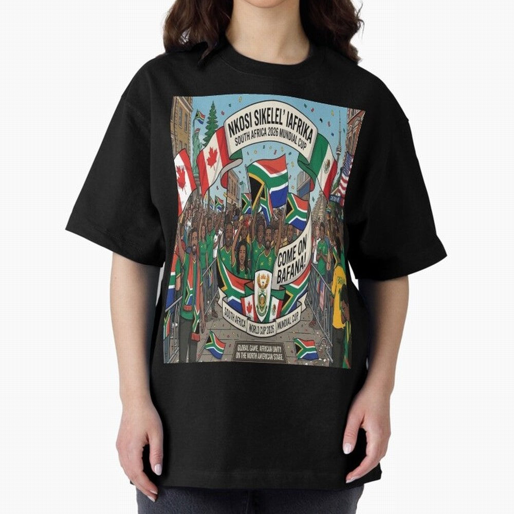 Soiuth Africa Classic T-Shirt Support Your Favorite Stars during Match Day Hype around FIFA World Cup 2026, Messi, England, France and Netherlands, Vintage Soccer Flavor, Modern Football Stars, National Flags and Final Night Emotion; Built for