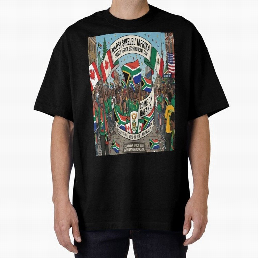 Soiuth Africa Classic T-Shirt Support Your Favorite Stars during Match Day Hype around FIFA World Cup 2026, Messi, England, France and Netherlands, Vintage Soccer Flavor, Modern Football Stars, National Flags and Final Night Emotion; Built for