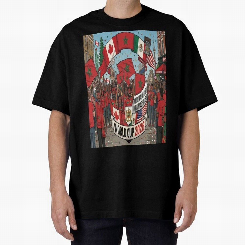 Morocco World Cup 2026 Classic T-Shirt Support Your Favorite Stars during FIFA World Cup 2026 USA Canada Mexico for Fans of Mbappe and Brazil, Portugal and Argentina, Bringing Stadium Chants, National Pride, Trophy Dreams and Unforgettable Football