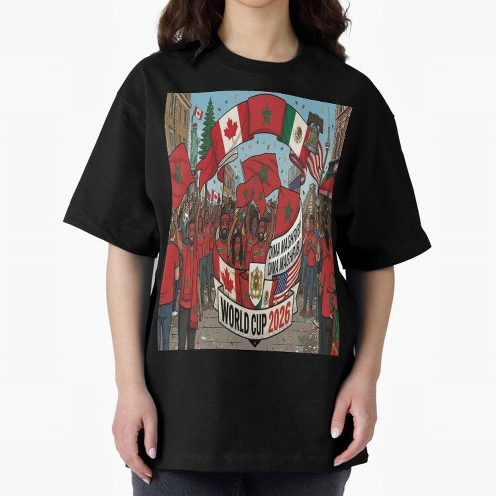 Morocco World Cup 2026 Classic T-Shirt Support Your Favorite Stars during FIFA World Cup 2026 USA Canada Mexico for Fans of Mbappe and Brazil, Portugal and Argentina, Bringing Stadium Chants, National Pride, Trophy Dreams and Unforgettable Football