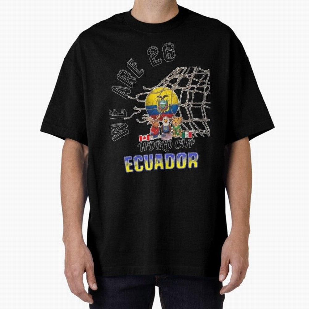 World cup 26 - Ecuador Classic T-Shirt Relive Global Football Passion for FIFA World Cup 2026 Group Stage, Filled with Cristiano Ronaldo, Haaland and CR7, Spain, Worldwide Fan Energy, Dramatic Goals, Stadium Lights and Championship Celebrations;