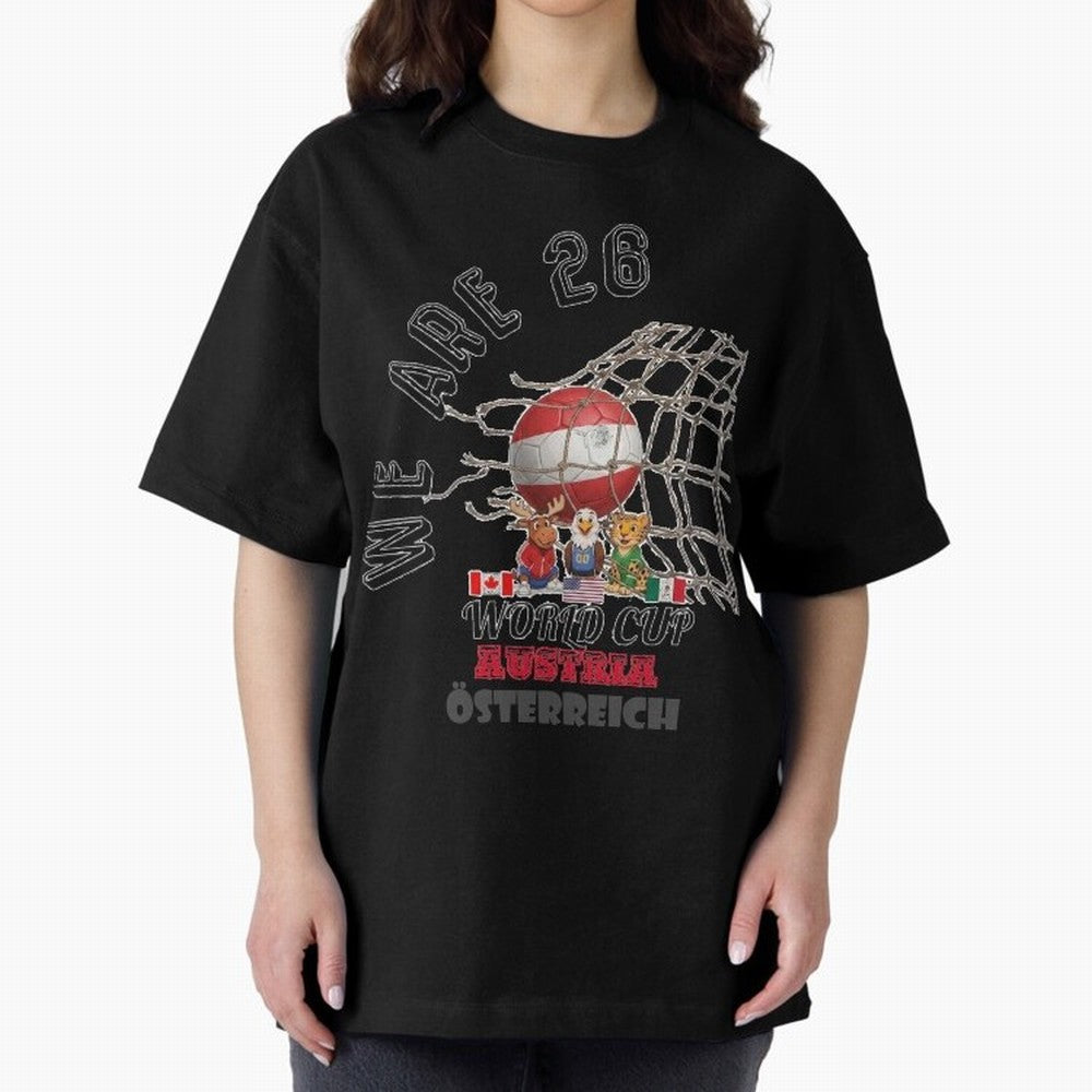 World cup 26 - Austria Classic T-Shirt Celebrate Soccer Greatness during FIFA World Cup 2026 Spirit, Connected to Portugal, Mbappe, Stadium Chants, National Pride, Trophy Dreams and Unforgettable Football Memories; Ideal for Football Dads, Football