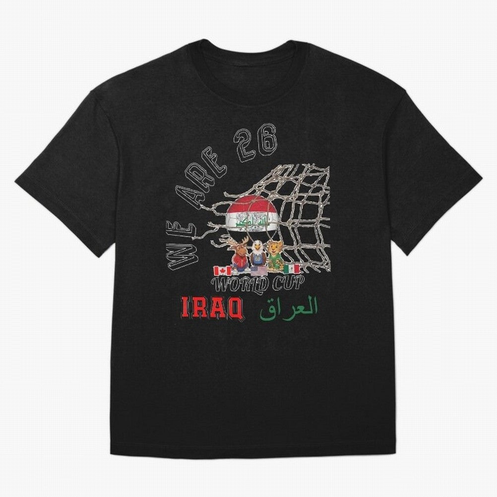 World cup 26 - Iraq Classic T-Shirt Represent Global Football Passion for FIFA World Cup 2026 Group Stage, Inspired by Neymar, England and Germany, Game Day Rituals, Football Legends, Country Pride and the Road to the Final; Perfect for Fans,