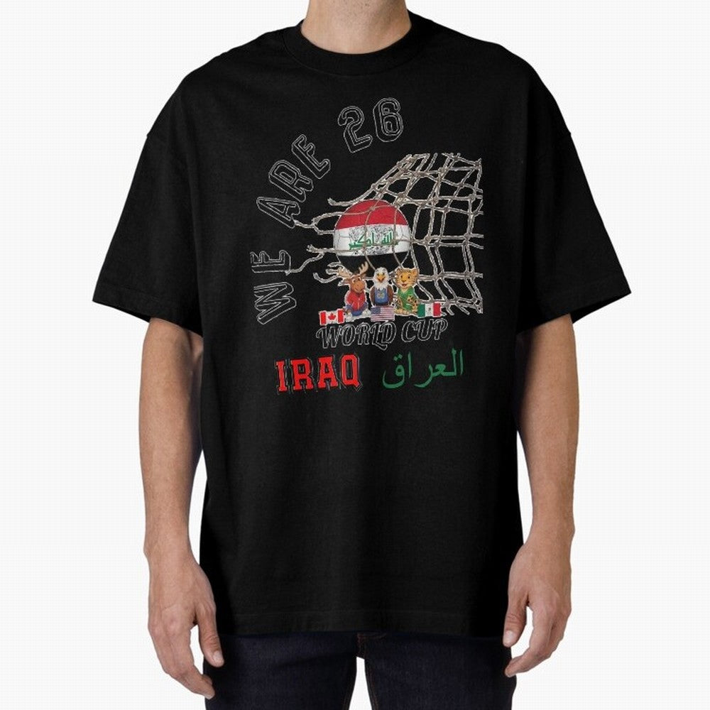 World cup 26 - Iraq Classic T-Shirt Represent Global Football Passion for FIFA World Cup 2026 Group Stage, Inspired by Neymar, England and Germany, Game Day Rituals, Football Legends, Country Pride and the Road to the Final; Perfect for Fans,