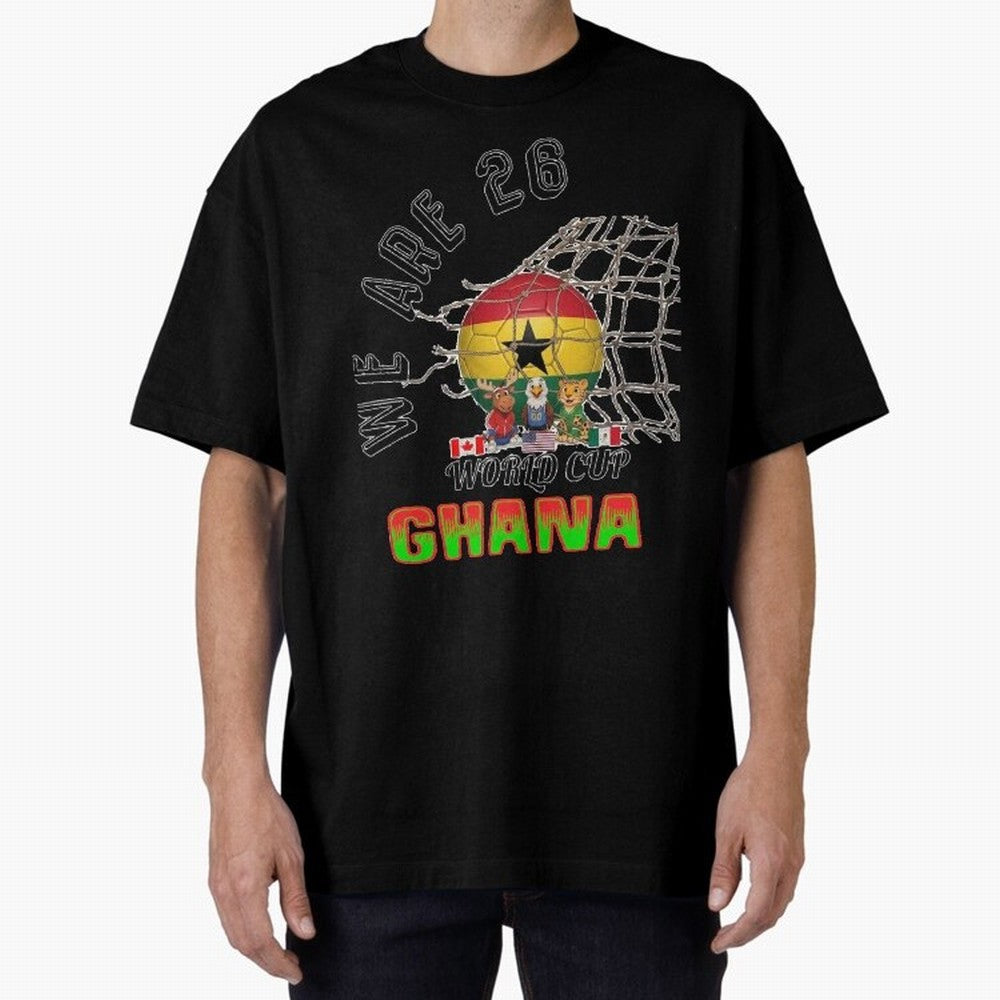 World cup 26 - Ghana Classic T-Shirt Make Game Day About Global Football Passion for FIFA World Cup 2026, Filled with CR7, Argentina and Brazil, Football History, Final Match Energy, Crowd Noise and Once in a Lifetime Moments; Perfect for People