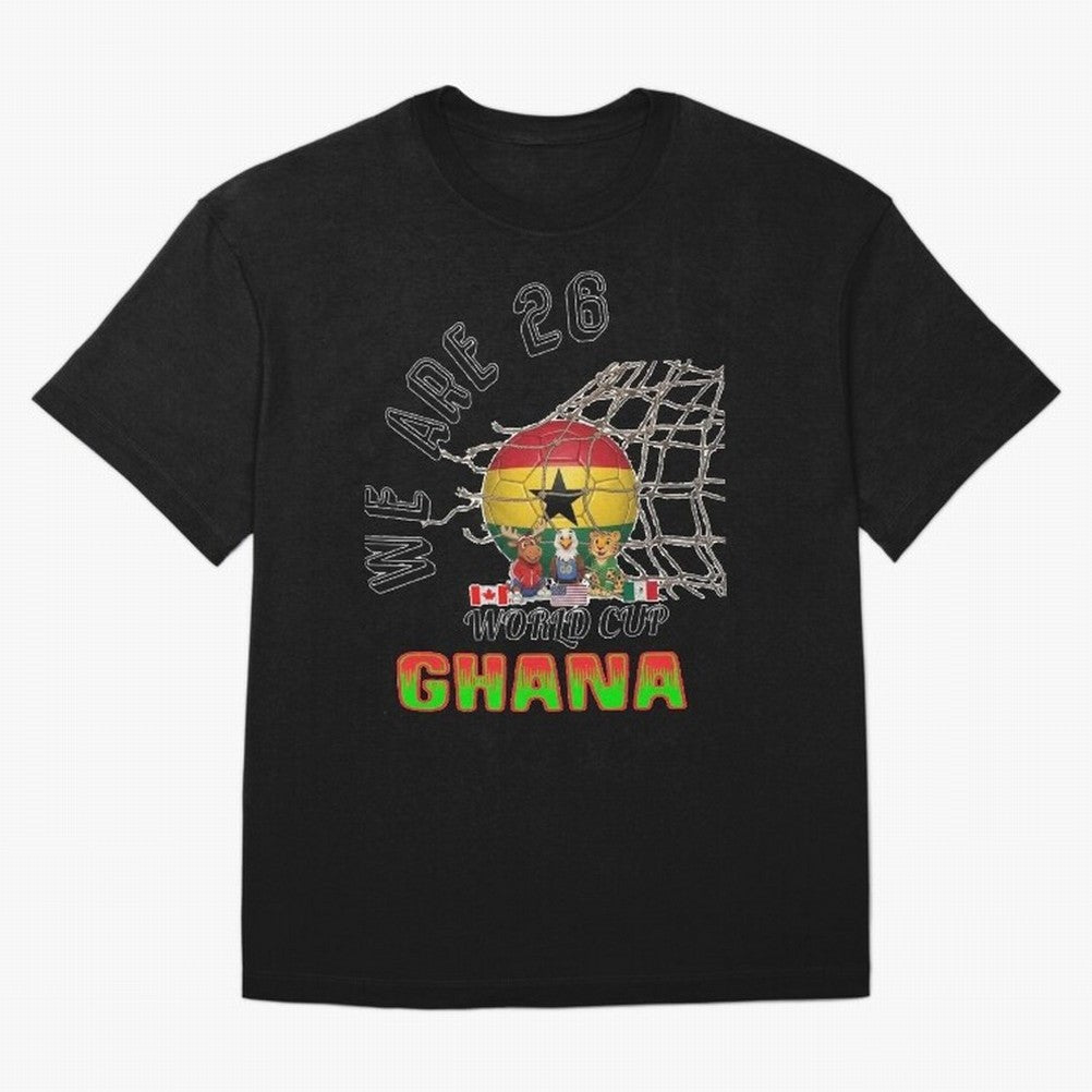 World cup 26 - Ghana Classic T-Shirt Make Game Day About Global Football Passion for FIFA World Cup 2026, Filled with CR7, Argentina and Brazil, Football History, Final Match Energy, Crowd Noise and Once in a Lifetime Moments; Perfect for People