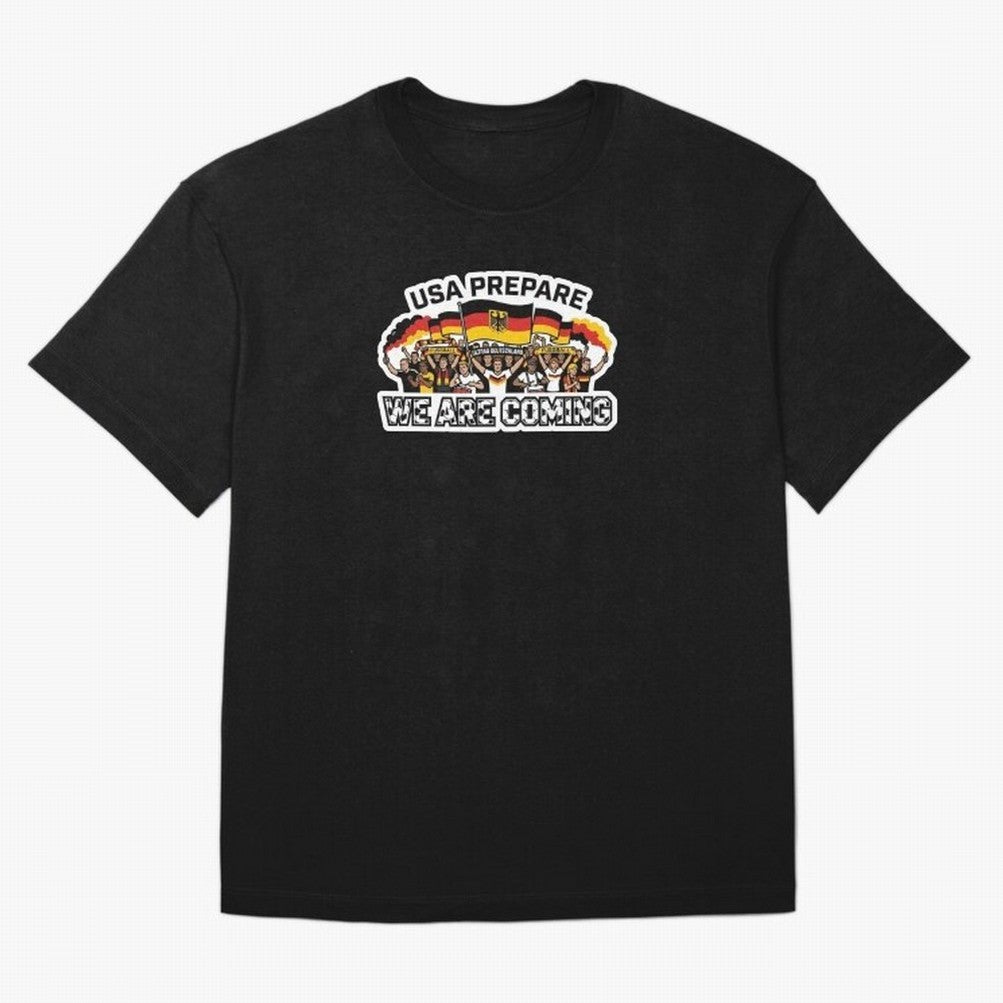 Germany Soccer Fans 2026 Sticker We Are Coming Classic T-Shirt Unlock Global Football Passion for FIFA World Cup 2026 USA Canada Mexico, Driven by Cristiano Ronaldo, Portugal, Spain and Germany, Football Festival Excitement, Trophy Ambitions,