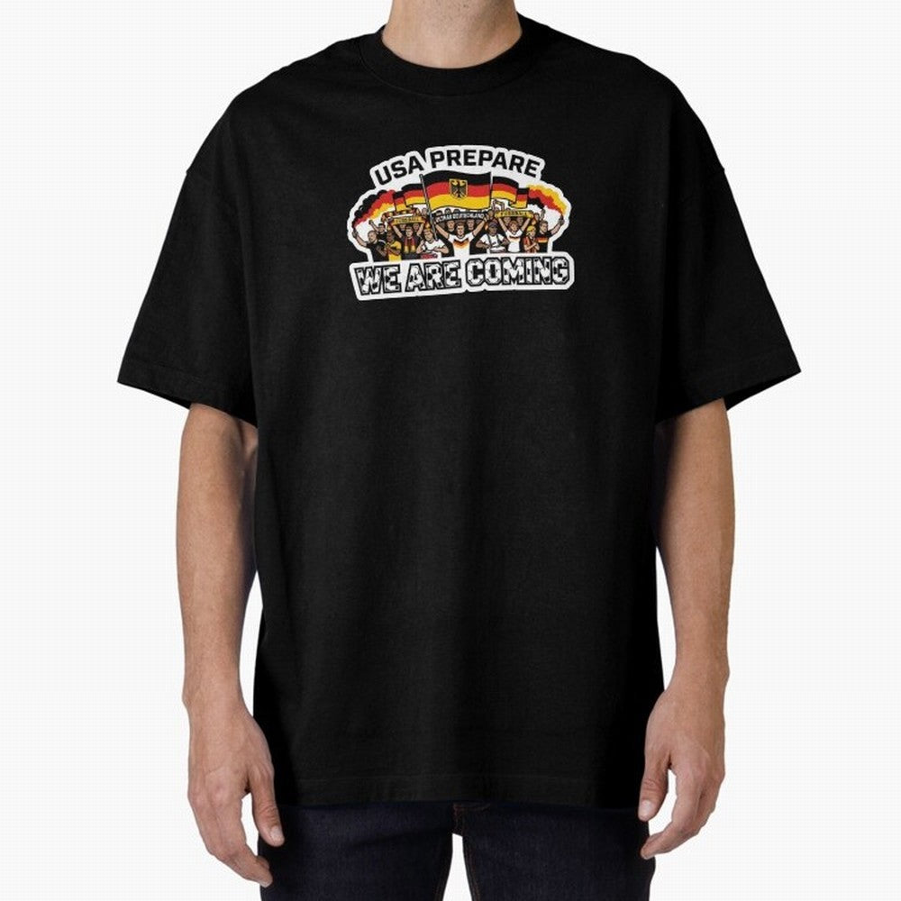 Germany Soccer Fans 2026 Sticker We Are Coming Classic T-Shirt Unlock Global Football Passion for FIFA World Cup 2026 USA Canada Mexico, Driven by Cristiano Ronaldo, Portugal, Spain and Germany, Football Festival Excitement, Trophy Ambitions,