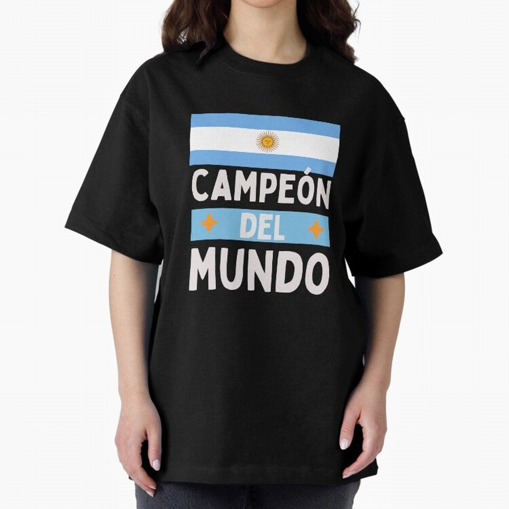 Argentina Campe¨®n del Mundo Classic T-Shirt Show Passion for the Stars of FIFA World Cup 2026 USA Canada Mexico Spirit, Connected to Argentina, France and Brazil, Neymar, Haaland and Cristiano Ronaldo, Global Supporter Spirit, Legendary Goals,