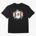 Mexico Flag Ripped Shirt Football Fan Classic T-Shirt Follow the Final Road of the FIFA World Cup 2026 USA Canada Mexico Journey through Haaland and Mbappe Highlights, Brazil Pride, Football Passion, Legendary Performances, Festival Vibes and
