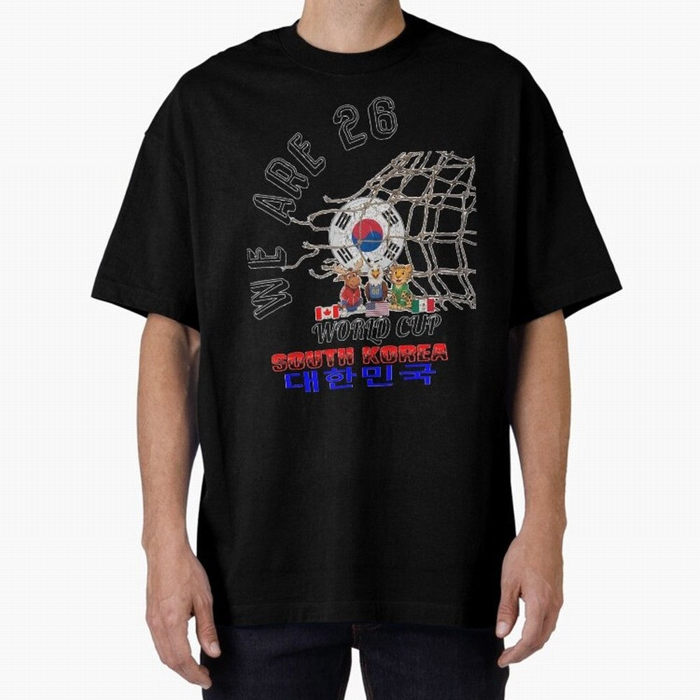 World cup 26 - South Korea Classic T-Shirt Bring Global Football Passion for FIFA World Cup 2026, Featuring CR7, Brazil, Goal Celebration Energy, Supporter Heritage, Football Icons and Worldwide Tournament Joy; Made for Die Hard Supporters, Soccer