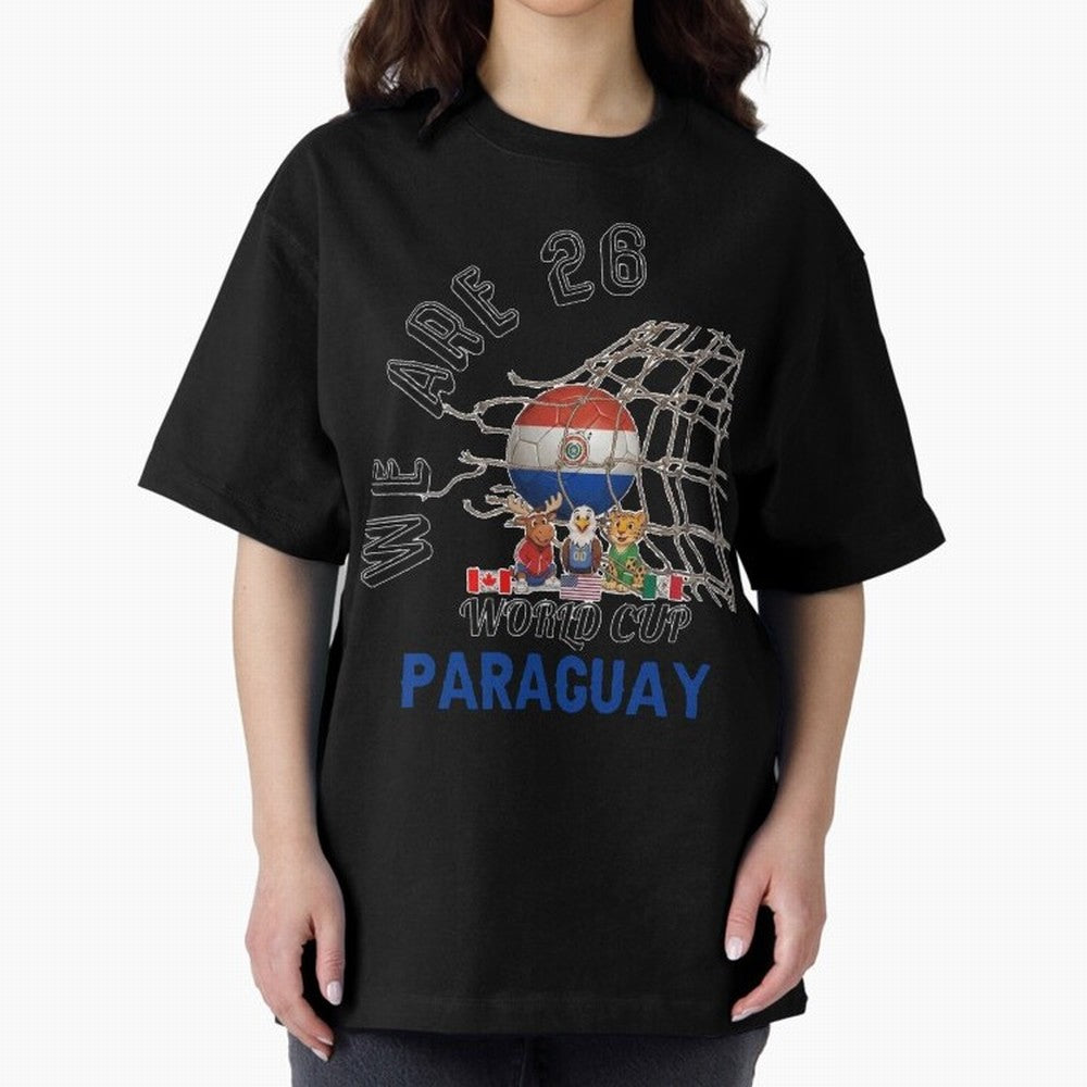 World cup 26 - Paraguay Classic T-Shirt Join Supporters Worldwide for Global Football Passion for FIFA World Cup 2026, Connected to Mbappe and Neymar, Spain and Netherlands, Sports Nostalgia, International Competition, Famous Players and