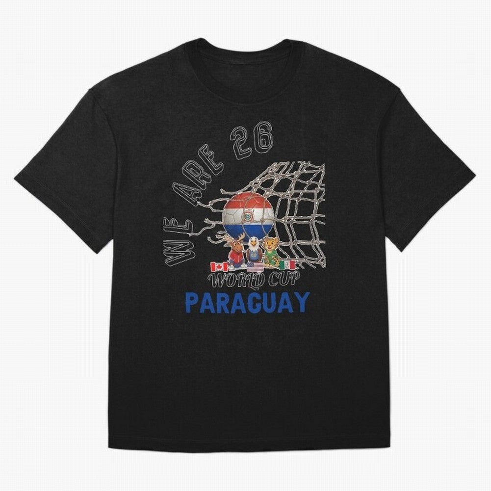 World cup 26 - Paraguay Classic T-Shirt Join Supporters Worldwide for Global Football Passion for FIFA World Cup 2026, Connected to Mbappe and Neymar, Spain and Netherlands, Sports Nostalgia, International Competition, Famous Players and