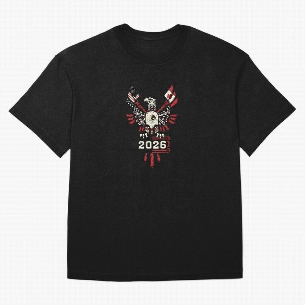 Rise of the North Eagle - Soccer Team Spirit 2026 T-Shirt_82784061 Classic T-Shirt Join Match Day Hype around FIFA World Cup 2026 Group Stage, Haaland, Argentina, France and Brazil, Soccer Culture, Superstar Moments, National Team Dreams and
