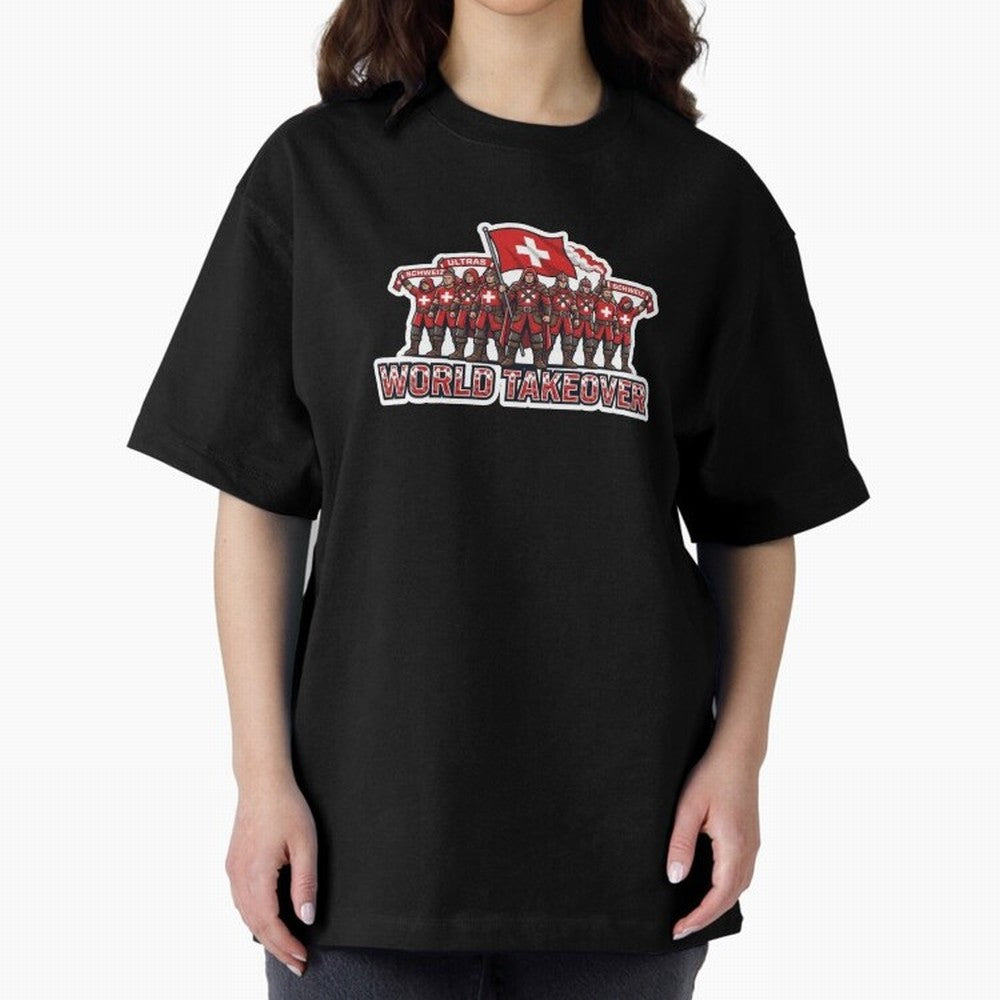 Switzerland Soccer Fans Power Rise Sticker 2026 Football Supporters Classic T-Shirt Honor Champions and Dreams in FIFA World Cup 2026 Group Stage with Cristiano Ronaldo, Haaland and CR7, Portugal Energy, Retro Football Energy, Iconic Rivalries,