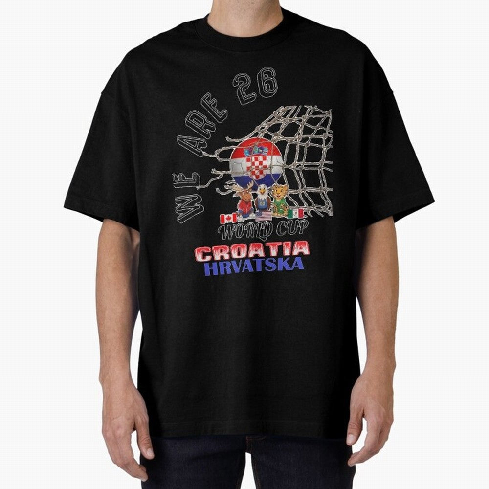 World cup 26 - Croatia Classic T-Shirt Celebrate Fan Favorites in FIFA World Cup 2026 Inspired by Haaland and Mbappe, Brazil, Portugal and Argentina Energy, Football History, Final Match Energy, Crowd Noise and Once in a Lifetime Moments; Created