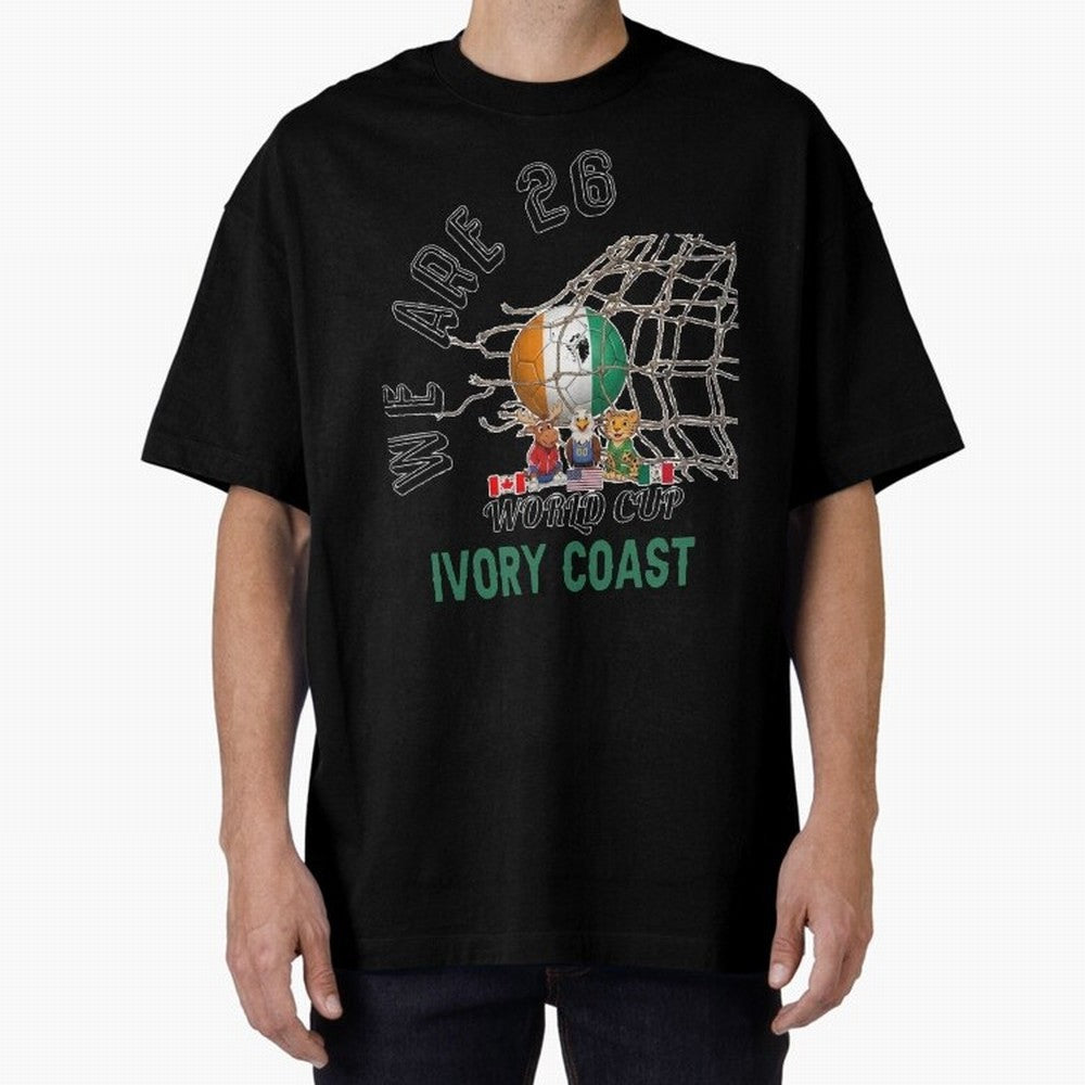 World cup 26 - Ivory Coast Classic T-Shirt Make Every Match About FIFA World Cup 2026 Group Stage for Fans of Cristiano Ronaldo and Argentina, France and Brazil, Bringing Champion Mindset, Group Stage Buzz, Knockout Tension and Passionate Fan