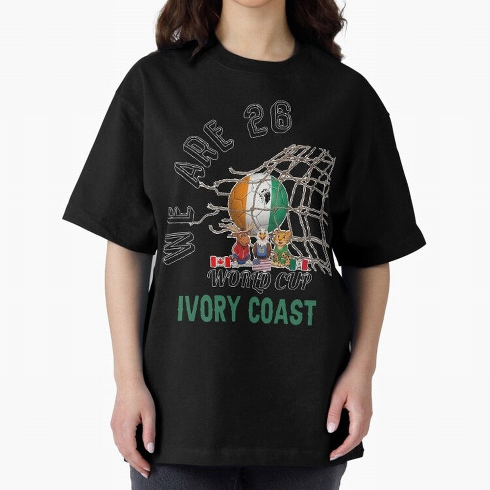 World cup 26 - Ivory Coast Classic T-Shirt Make Every Match About FIFA World Cup 2026 Group Stage for Fans of Cristiano Ronaldo and Argentina, France and Brazil, Bringing Champion Mindset, Group Stage Buzz, Knockout Tension and Passionate Fan
