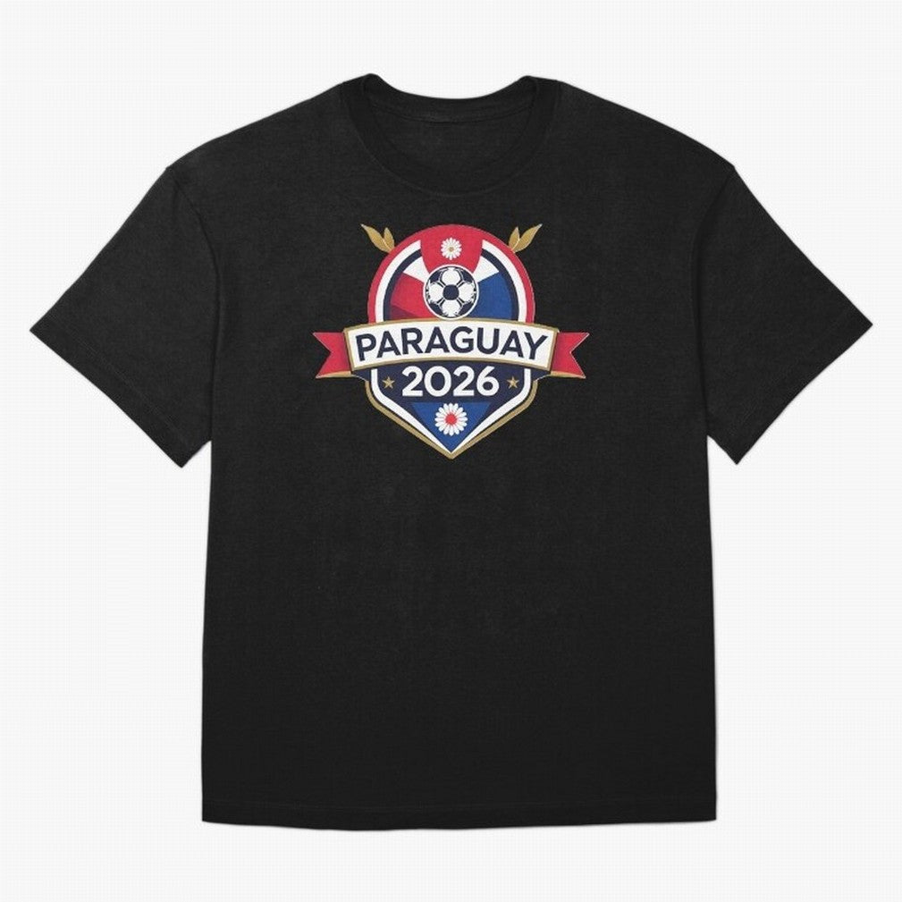 Paraguay WC2026 Classic T-Shirt Get Ready for the FIFA World Cup 2026 Journey through Mbappe and Neymar Highlights, Brazil, Portugal and Argentina Pride, Football History, Final Match Energy, Crowd Noise and Once in a Lifetime Moments; Perfect for