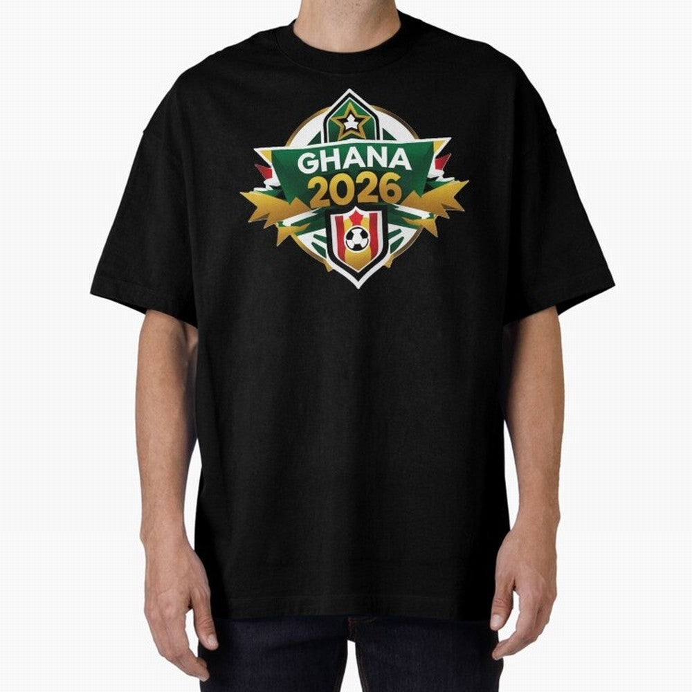 Ghana WC 2026 Classic T-Shirt Bring Supporter Culture to FIFA World Cup 2026 USA Canada Mexico Spirit, Centered on Brazil, Messi, Soccer Culture, Superstar Moments, National Team Dreams and Competitive Fire; Made for Collectors Who Enjoy Iconic