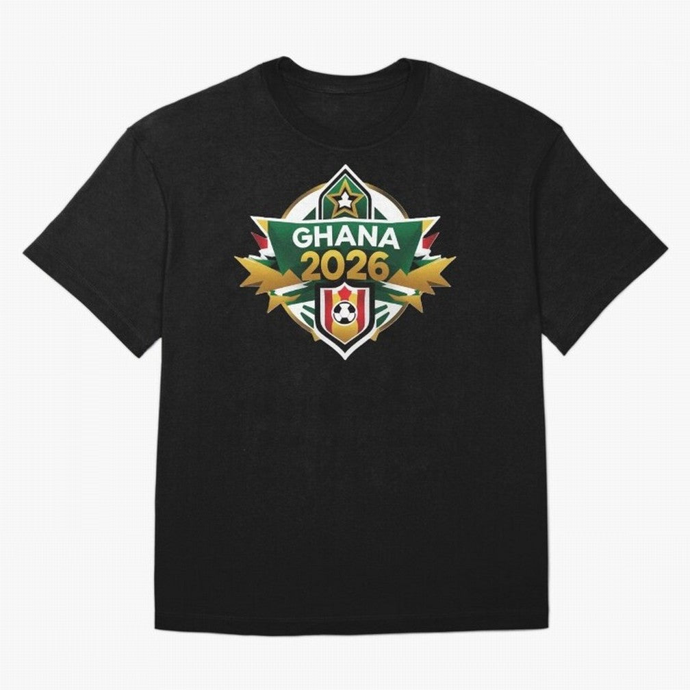 Ghana WC 2026 Classic T-Shirt Bring Supporter Culture to FIFA World Cup 2026 USA Canada Mexico Spirit, Centered on Brazil, Messi, Soccer Culture, Superstar Moments, National Team Dreams and Competitive Fire; Made for Collectors Who Enjoy Iconic