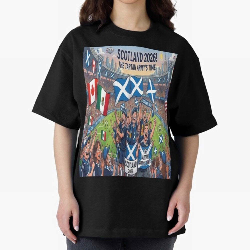 Scotland World Cup 2026 - Stadium Classic T-Shirt Stand Out with Spirit from FIFA World Cup 2026 Group Stage for Fans of CR7 and Messi and Netherlands, Bringing Supporter Pride, Iconic Celebrations, Legendary Names and Global Match Day Energy; Made