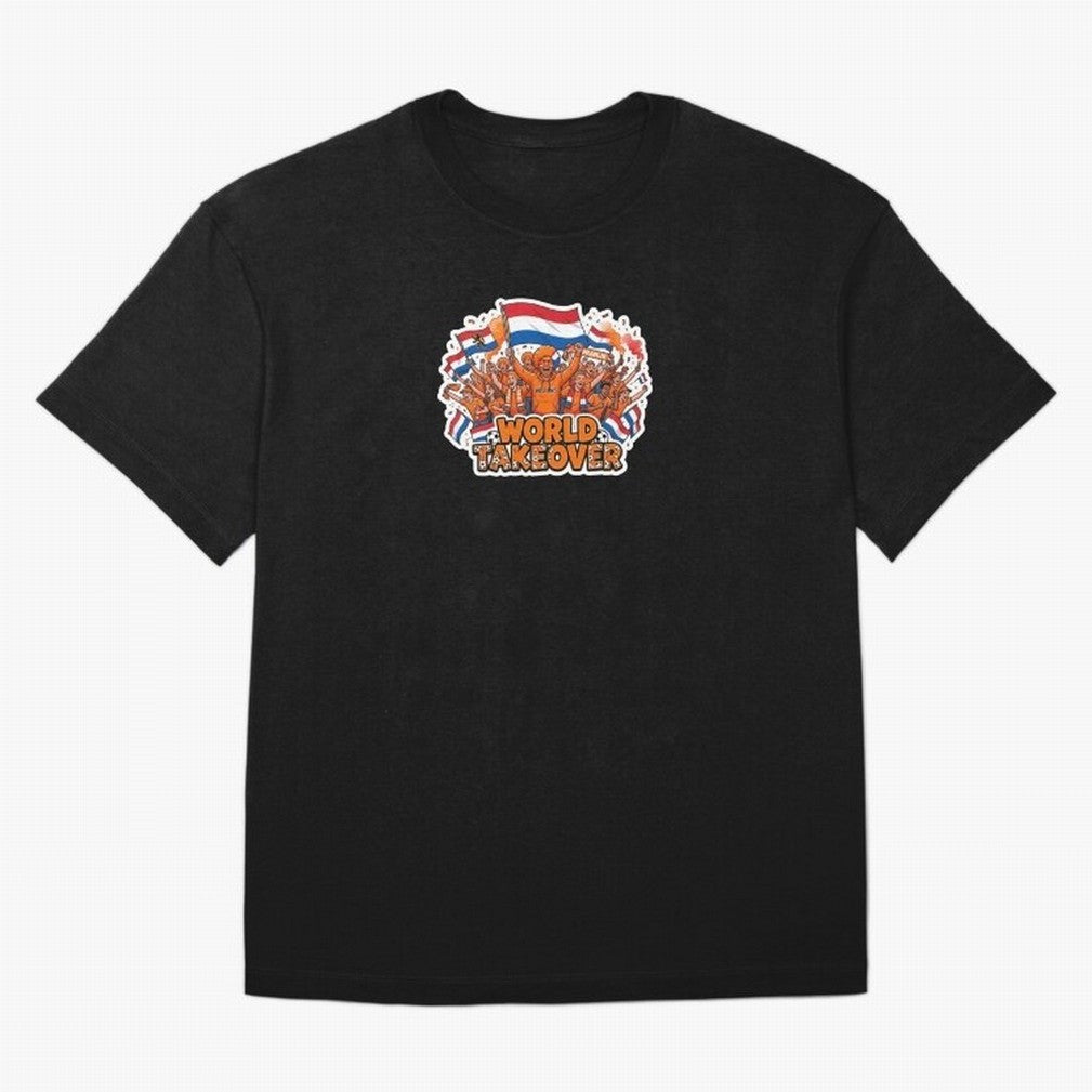 Netherlands Soccer Fans Orange Power Sticker 2026 Football Supporters Classic T-Shirt Honor the Football Icons of FIFA World Cup 2026 USA Canada Mexico Spirit, Connected to Portugal, Spain and Germany, Mbappe and Neymar, Football Festival
