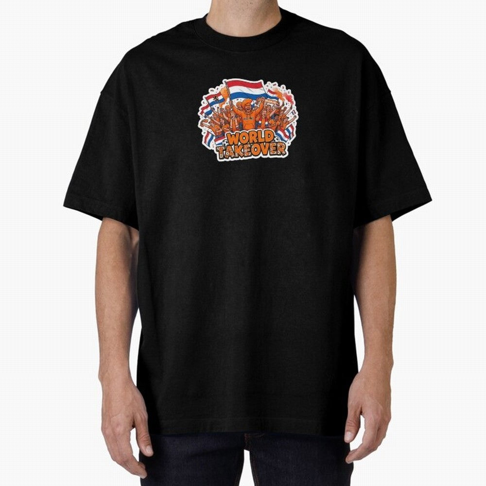 Netherlands Soccer Fans Orange Power Sticker 2026 Football Supporters Classic T-Shirt Honor the Football Icons of FIFA World Cup 2026 USA Canada Mexico Spirit, Connected to Portugal, Spain and Germany, Mbappe and Neymar, Football Festival
