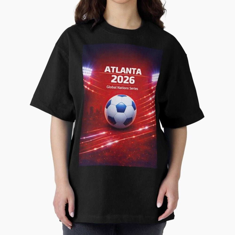 Atlanta Global Nations Series 2026 - Soccer aka Football Classic T-Shirt Bring Champion Energy into Match Day Hype around FIFA World Cup 2026 USA Canada Mexico, Cristiano Ronaldo, France, Stadium Chants, National Pride, Trophy Dreams and