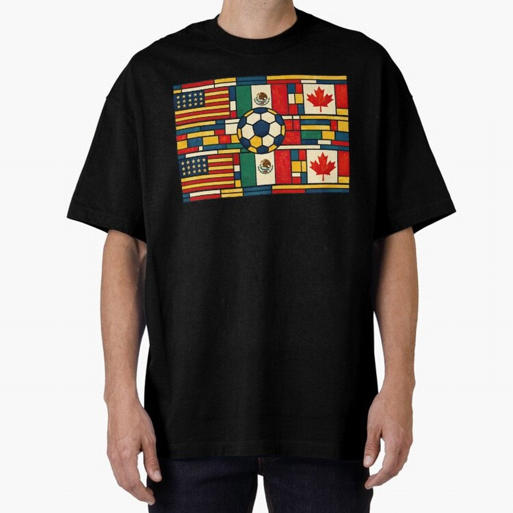 North American Football Flags World Cup Inspired Classic T-Shirt Show Fan Pride Across FIFA World Cup 2026 for Fans of Haaland and Argentina, Bringing Supporter Pride, Iconic Celebrations, Legendary Names and Global Match Day Energy; Made for