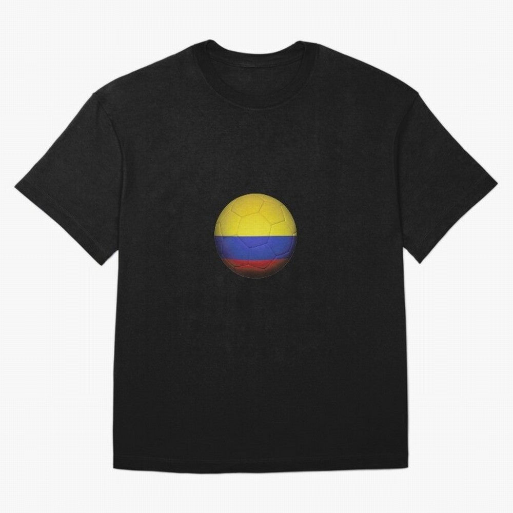 Colombia Ball Classic T-Shirt Celebrate Fan Favorites in FIFA World Cup 2026 Spirit, Connected to Germany, Messi, CR7 and Mbappe, Supporter Pride, Iconic Celebrations, Legendary Names and Global Match Day Energy; Ideal for Passionate Fans Who Love