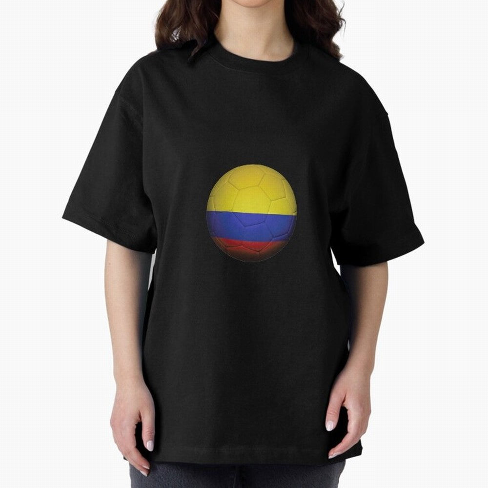Colombia Ball Classic T-Shirt Celebrate Fan Favorites in FIFA World Cup 2026 Spirit, Connected to Germany, Messi, CR7 and Mbappe, Supporter Pride, Iconic Celebrations, Legendary Names and Global Match Day Energy; Ideal for Passionate Fans Who Love
