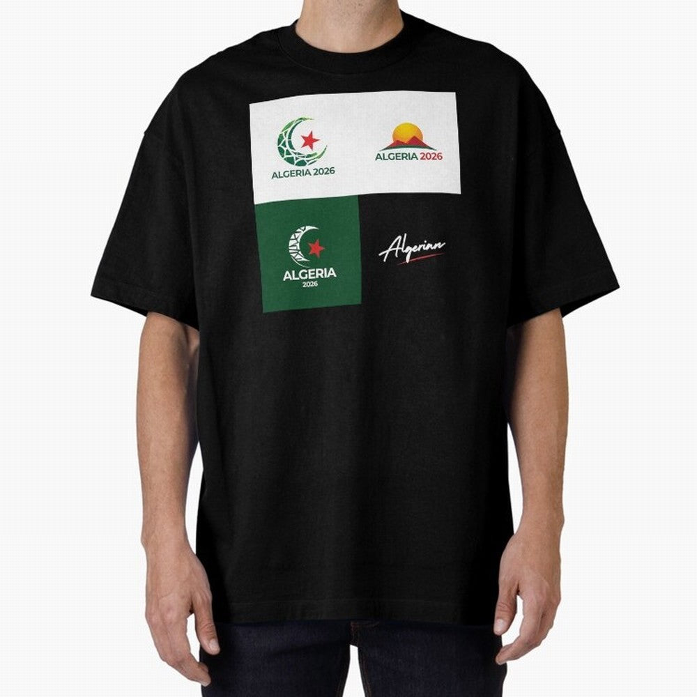 Algeria WC 2026 Classic T-Shirt Stand Out with Spirit from Global Football Passion for FIFA World Cup 2026, Inspired by Haaland, Brazil, Match Day Excitement, Supporter Culture, Golden Goals and Global Football Passion; Perfect for People Who Love