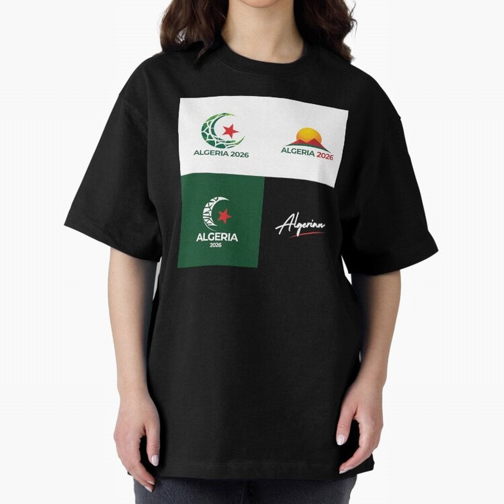 Algeria WC 2026 Classic T-Shirt Stand Out with Spirit from Global Football Passion for FIFA World Cup 2026, Inspired by Haaland, Brazil, Match Day Excitement, Supporter Culture, Golden Goals and Global Football Passion; Perfect for People Who Love