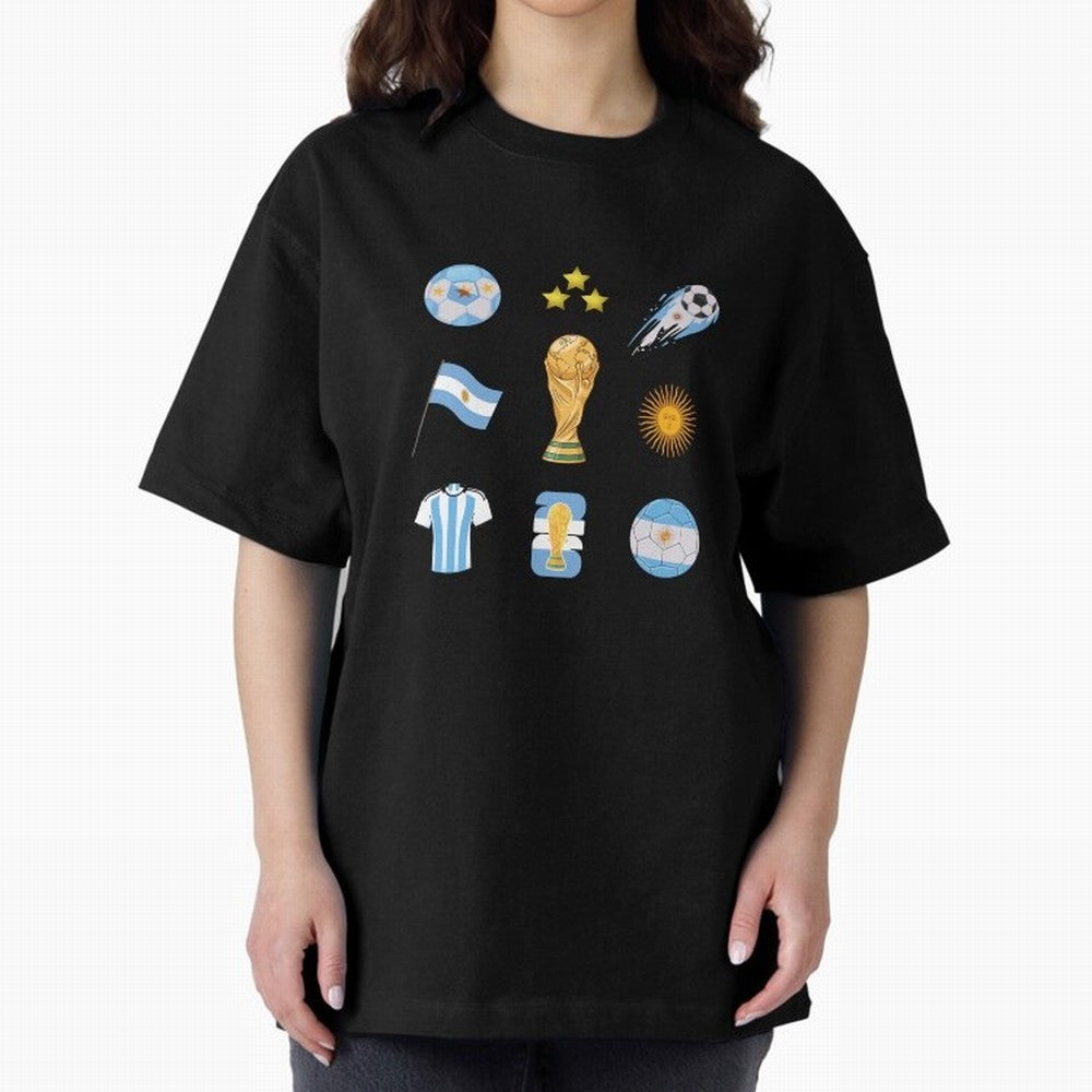 Argentina World Cup Champion 2026 Classic T-Shirt Support the FIFA World Cup 2026 USA Canada Mexico Journey through Cristiano Ronaldo Highlights, England, France and Netherlands Pride, Football Passion, Legendary Performances, Festival Vibes and