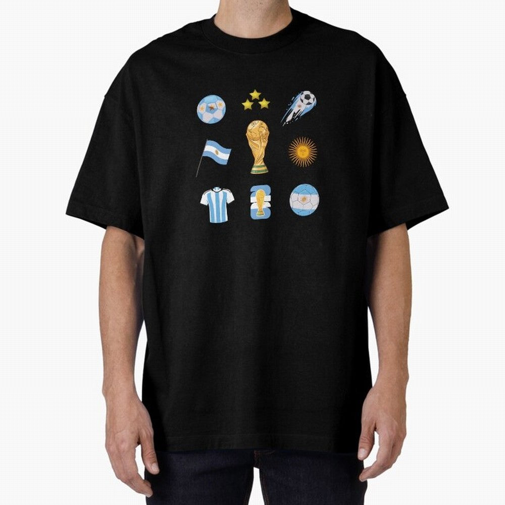 Argentina World Cup Champion 2026 Classic T-Shirt Support the FIFA World Cup 2026 USA Canada Mexico Journey through Cristiano Ronaldo Highlights, England, France and Netherlands Pride, Football Passion, Legendary Performances, Festival Vibes and