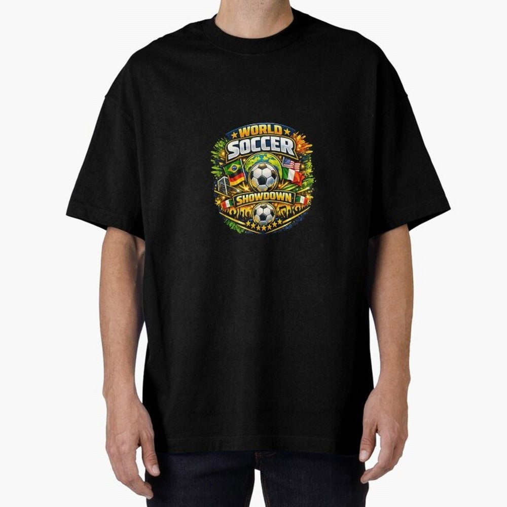 World Soccer Showdown Global Flags @ Fan Edition Classic T-Shirt Share FIFA World Cup 2026 Group Stage with CR7 and Messi, Portugal, Spain and Germany Energy, Soccer Culture, Superstar Moments, National Team Dreams and Competitive Fire; Made for
