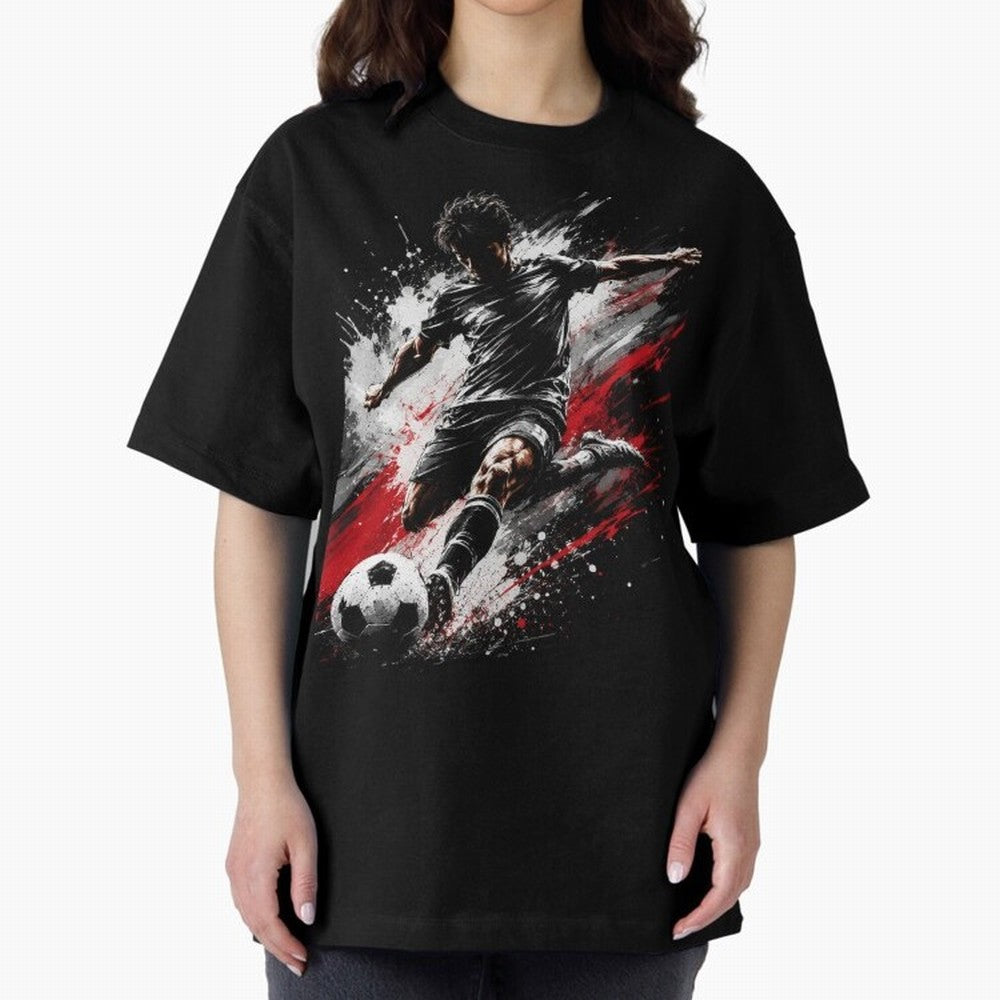 Football player Classic T-Shirt Capture Stadium Memories from the FIFA World Cup 2026 Journey through Messi and Cristiano Ronaldo Highlights, France Pride, Match Day Excitement, Supporter Culture, Golden Goals and Global Football Passion; Ideal for