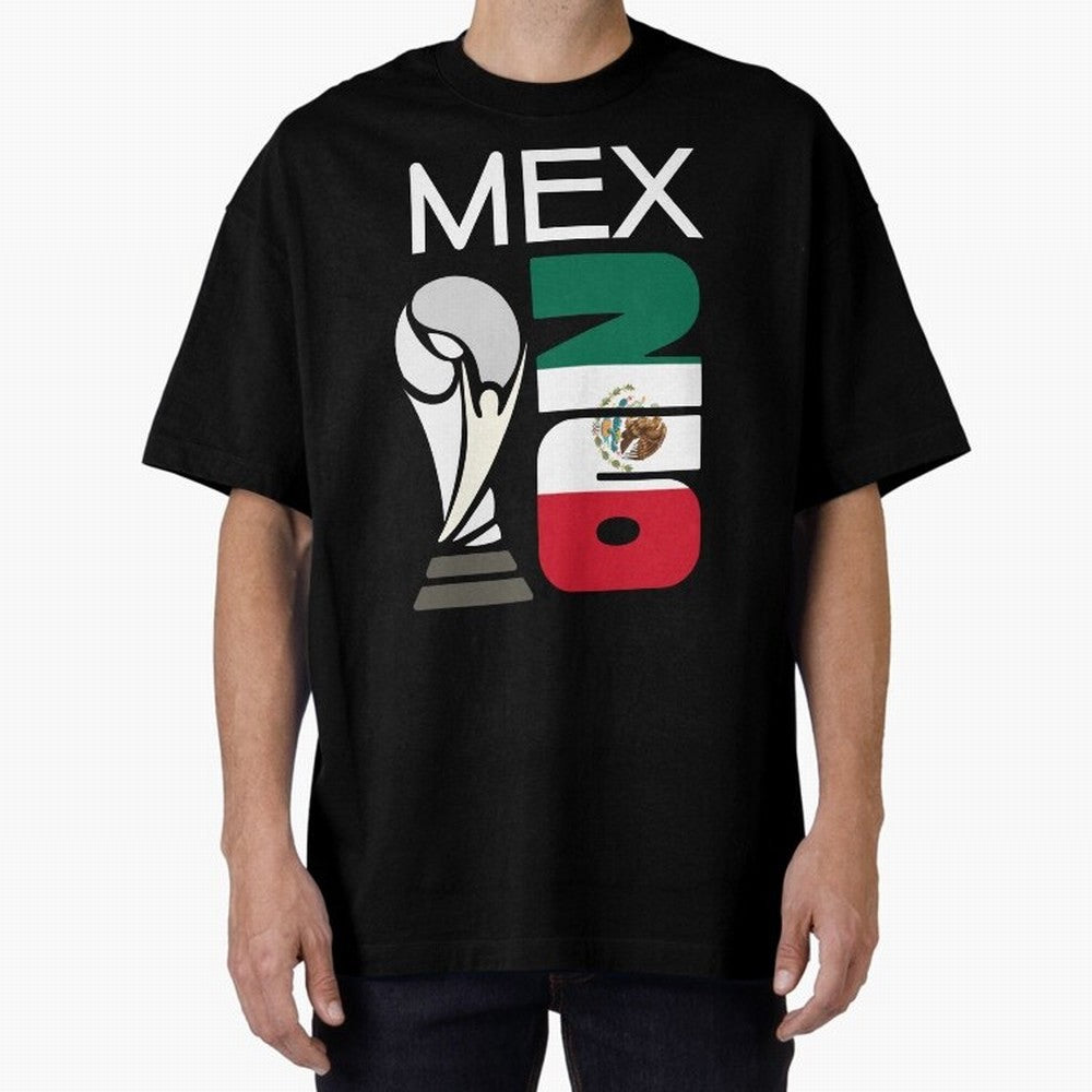 Mexico 2026 Soccer World Cup Trophy Mexican Flag Design Classic T-Shirt Capture FIFA World Cup 2026 for Fans of Neymar and Argentina and Brazil, Bringing Worldwide Fan Energy, Dramatic Goals, Stadium Lights and Championship Celebrations; Perfect
